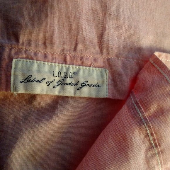 L.O.G.G. H&M MEN LONG SLEEVE CASUAL DRESS SHIRT - SIZE XL (REGULAR) - Picture 3 of 7